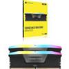Corsair Ram DIMM DDR5 32GB Corsair Vengeance 6000Mhz 288-pin Nero [CMH32GX5M2E6000C36]