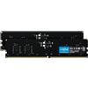 Crucial Ram DIMM DDR5 16GB Crucial 5600Mhz CL46 1.1V Nero [CT2K8G56C46U5]