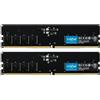 Crucial Ram DIMM DDR5 64GB Crucial 5600Mhz CL46 1.1V K2 Nero [CT2K32G56C46U5]