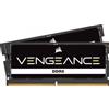 Corsair Ram SO-DIMM DDR5 2x16GB Corsair Vengeance 5600Mhz CL48 1.1V Nero [CMSX32GX5M2A5600C48]