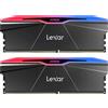 Lexar Ram DIMM DDR5 2x16GB Lexar Ares 6000Mhz CL30 1.4 V Nero [SALXR503260AR23]
