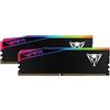 Patriot Ram DIMM DDR5 48GB Patriot Viper Elite 5 Ultra RGB Dual-Kit 2x24GB 6000MHz CL28 1.4V Nero [VEU548G6028K]