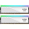 Adata Ram UDIMM DDR5 2x24GB Adata Xpg Lancer Blade RGB 6000MHz CL36 1.35V Bianco