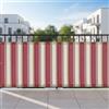 SANGIORGIO srl Telo Antisguardo Per Balcone Con Occhielli Rotolo 75x500 Cm Sangiorgio Bordeaux/Crema