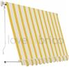 SANGIORGIO srl Tenda Da Sole Sangiorgio 100x250 A Caduta Senza Cassonetto Con Braccetti Giallo Bianco