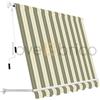 SANGIORGIO srl Tenda Da Sole Sangiorgio 100x250 A Caduta Senza Cassonetto Con Braccetti Rigato Beige