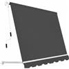 SANGIORGIO srl Tenda Da Sole Sangiorgio 250x250 A Caduta Senza Cassonetto Con Braccetti Telo Antracite