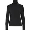 ONLY Onlvenice L/S Rollneck Pullover Knt Noos, Dolcevita Donna, Nero, M