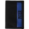CALCIOGADGETS Portafoglio INTER Ufficiale Unisex a Strappo | Borsellino per Tifoso Nerazzurro con Gancio Portachiavi PTFINLN1114