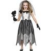 FIESTAS GUIRCA Costume da Sposa Fantasma per Bambina 3-4 Anni