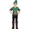 FIESTAS GUIRCA Guirca Costume Vestito Robin Hood Principe ladri Carnevale Bambino 8124_ 7-9 Anni
