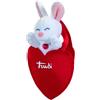 Trudi Peluche coniglietto con cuore in borsetta - sweet collection