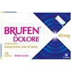 Brufen dolore 40 mg granulato 12 bustine senza acqua - BRUFEN - 044356018