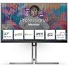 Aoc Monitor 27" ( IPS 2560x1440 QHD 2K 75Hz ) GRAPHIC PRO Silver e Black Q27U3CV