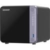 QNAP Server NAS Tower Alpine AL-524 4 GB RAM DDR4 e QTS NO HDD TS-432X-4G QNAP