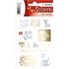 HERMA 15638 Creative Sticker Silent Night in pellicola, trasparente, permanente, 1 foglio / 13 adesivi
