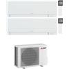 Mitsubishi CONDIZIONATORE MITSUBISHI KIRIGAMINE ZEN BIANCO DUAL SPLIT MSZ-EF 7000+12000 BTU WIFI INVERTER MXZ-3F54VF5 A+++