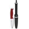 VICTORINOX COLTELLO VICTORINOX VENTURE ROSSO LAMA FISSA DA 10.5CM E FODERO