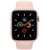 Apple Watch Series 5 (2019) | 44 mm | Alluminio | GPS | oro | Cinturino sportivo rosa