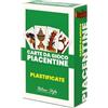beSMART Carte da Gioco Piacentine Plastificate - Italian Style | Mazzo da 40 Carte Tradizionali Italiane | Alta Qualità, Resistenti e Lavabili | Perfette per Scopa, Briscola, Tresette e Giochi di Famiglia