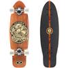 Osprey - Skateboard single kick, mini cruiser, motivo: In Skate we trust, colore: Nero/Marrone