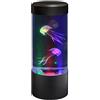 Playlearn Mini medusa elettrica per acquario con meduse finte, lampada a LED a forma di medusa, cambia colore