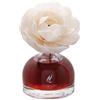 HYPNO CASA Diffusore di Fragranza profumata per ambiente con fiore - 100ml (Sandalo Nobile)