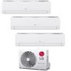 LG CLIMATIZZATORE LG DUALCOOL LIBERO SMART TRIALSPLIT 12000+12000+12000+MU4R25 R-32 WI-FI