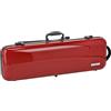 GEWA custodia per violino AIR 2.1 - Made in Germany - rosso lucido - scocca in termoplastica - serratura a combinazione - tasca per accessori+spartiti - spallacci - con maniglia laterale