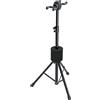 K&M 17620 Supporto per chitrra elettrica/acustica doppio, nero - sistema d'aggancio per 2 chitarre - diametro d'instllazione 76 cm - in acciaio