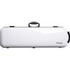 GEWA custodia per violino AIR 2.1 - Made in Germany - bianco lucido - scocca in termoplastica - serratura a combinazione - tasca per accessori+spartiti - spallacci - con maniglia laterale