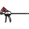 TOOLCRAFT Mini morsetto con una sola mano, 100 x 35 mm, 250 Nm TOOLCRAFT 1574784, larghezza di serraggio (max): 100 mm, lunghezza 191 mm