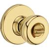 Kwikset 300T 3 Scal SCS 93001 - 922 Tylo privacy Bed/Bath knob, in ottone lucido