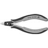 KNIPEX Tronchese laterale di precisione per elettronica ESD con impugnature multicomponente 125 mm, 79 62 125 ESD