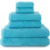 Top Towel - Combinazione - 2 Asciugamani da Bidet o Viso - 2 Asciugamani da Lavabo o Mani + 2 Asciugamani da Doccia - Set di Asciugamani - Asciugamani da Bagno 100% Cotone