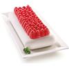 silikomart | Set Stampi in Silicone per Torte FRUTTI ROSSI, Composizione set 1 Tortiera Rettangolare in Silicone, 1 Stampo in Silicone, 3D Design, 280 x 120 mm, h 65 mm, Made in Italy