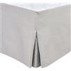 HOME LINGE PASSION Paracolpi per rete 140 x 190 cm + 30 cm, colore: Grigio chiaro