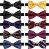 HMIEPRS 10 Pezzi Papillon da Uomo, Multi-colore Affari Tuxedo Papillon per Gli Uomini Ragazzi, Classico Pre-legato Suit Cravatte, Regolabile di Lusso Formale Collo Bowtie per Affari Matrimonio Partito