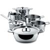 Alessi AJM100S9 Pots&Pans Set di pentole