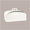 LUCGEL Scatola Porta Colomba Fibra Bianca 335x235 H90 mm 10 pezzi