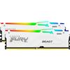Kingston Ram DIMM DDR5 2x16GB Kingston 6000Mhz CL30 1.35V Bianco [KF560C30BWEAK2-32]