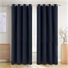 Blumtal tende per interni oscuranti 2 pz 295x140cm - tende oscuranti per interni con occhielli - tende camera da letto isolanti - tende finestra camera da letto - tendaggi da interno casa - tende blu