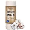 Creative Deco Corda Macrame 6mm x 100m Filo Cotone Bianco | Cotone per Uncinetto | Filo Macramè 6mm (+-0.5mm) Fettuccia per Borse a Uncinetto, Macrame da Parete | Spago Decorazioni, Cordino Porta Vaso