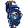 Vadobag Peanuts SNOOPY e WOODSTOCK Orologio analogico da polso per bambini - Colore Blu