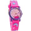 Vadobag Pret Vadobag - Orologio analogico Peppa Pig, colore rosa, viola, per bambini, scuola materna, asilo nido e vacanze, Cinghia