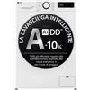 Lg Lavasciuga D4R5010TSWS 10/6 kg 1400 Giri Classe D TurboWash Vapore Bianco