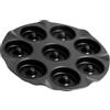 Zenker Stampo per ciambelle Ø33 cm, con 8 Impronte per donuts Ø8 cm, Acciaio Inossidabile, rivestimento Antiaderente, resistente ad alte temperature fino a 230°, colore Nero