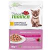 TRAINER NATURAL GATTO UMIDO KITTEN & YOUNG 1-12 MESI POLLO 85 G BUSTINA