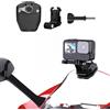 HoneTeek Moto Bicicletta Parabrezza Clip Mount per GoPro Hero 13/12/11/10/9, Moto Parabrezza Clip per Insta360 DJI Osmo Pocket 3 2 1Action Camera, Montaggio Manubrio Go Pro Accessori