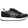 Scarpe Sun68 Sneaker Girl's Ally Glitter Textile Kid Nero Z25su18 Z44404k